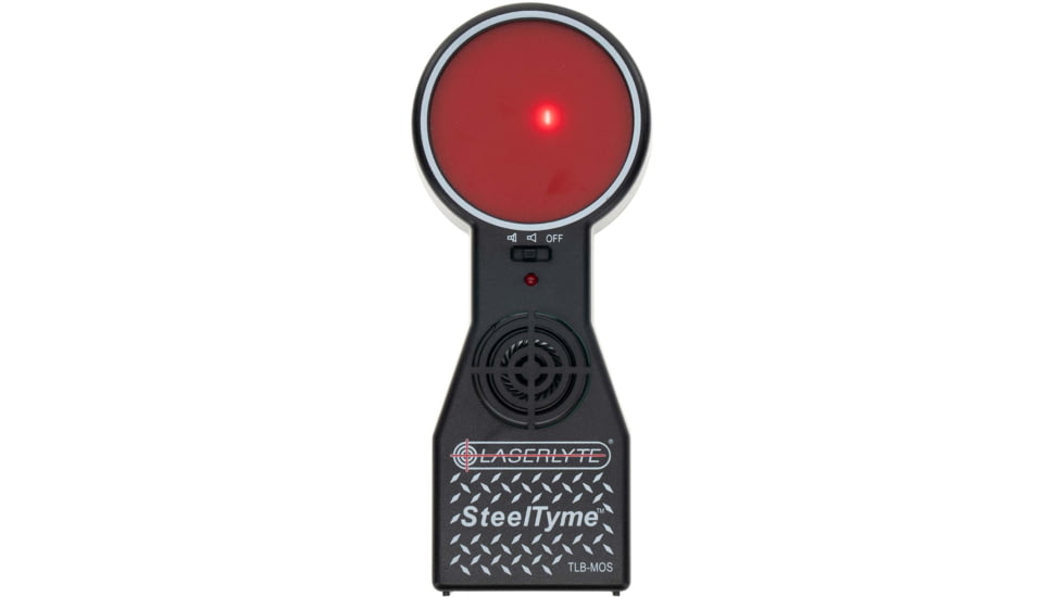 LaserLyte SteelTyme Laser Training Target 2 Pack, Compatible with Training Lasers, Red/Black, 1231433