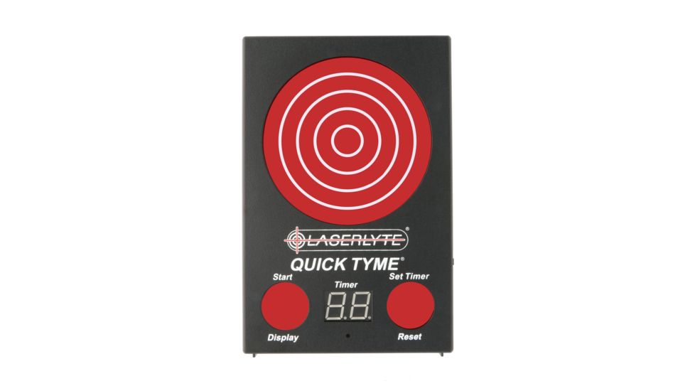 DEMO, LaserLyte Quick Tyme Trainer Target, AA Battery, High-Impact ABS Polymer, Gray, TLB-QDM