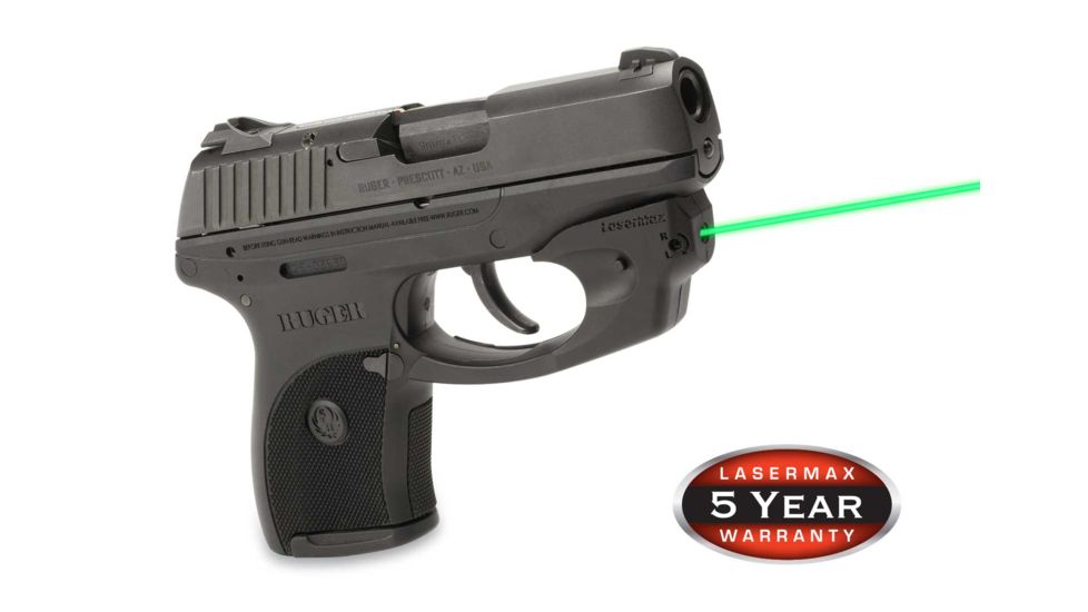 LaserMax CenterFire Green Laser Sight for Ruger LC9, Black CF-LC9-G