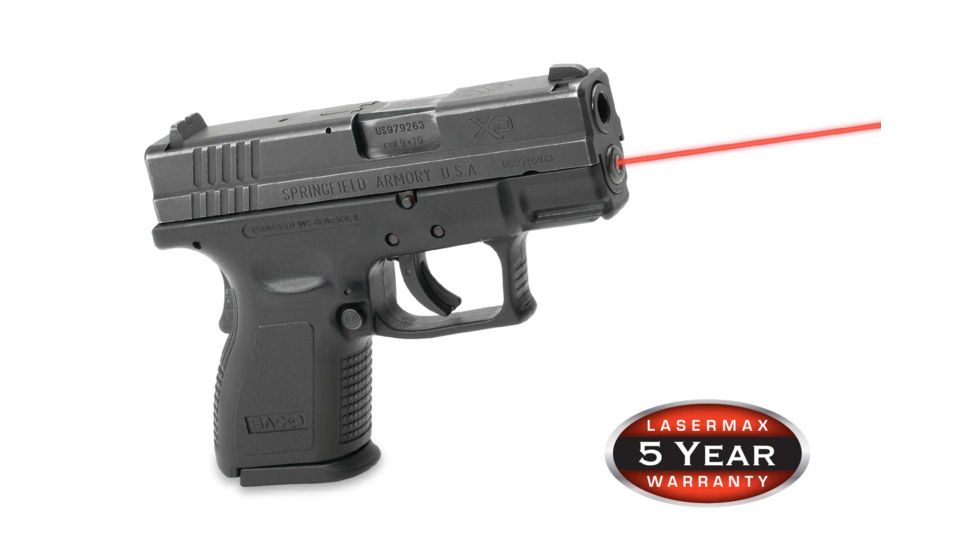 LaserMax Red Internal Guide Laser Sight for Springfield XD 3 in. bbl - 9mm/.40 Only