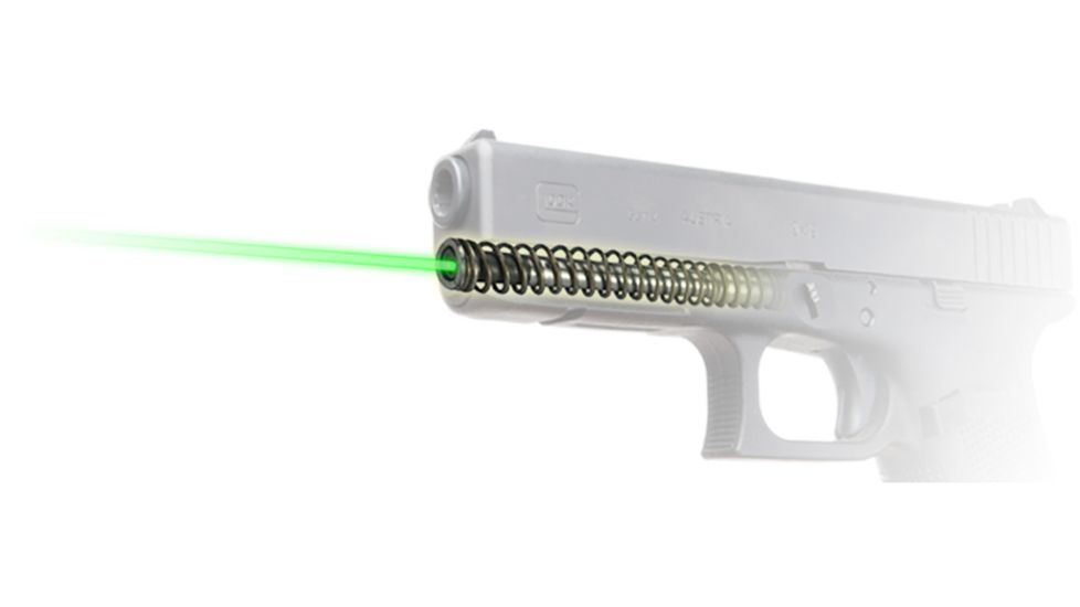 USED DEMO, LaserMax Guide Rod Laser Sight, 5mW Green Laser, Glock 19/19x/19 MOS/45, Gen5, LMS-G5-19G, EDEMO2, Condition Parts Only/Salvage, Defective