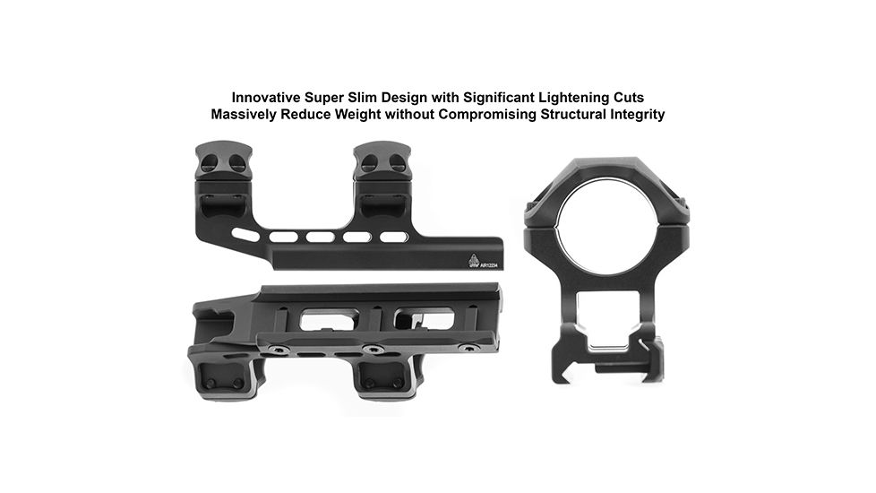 Leapers ACCU-SYNC 1 inch High Profile 34mm / Offset Picatinny Rings AIR12234