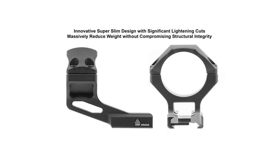 Leapers ACCU-SYNC 34mm High Profile 37mm / Offset Picatinny Rings AIR422S