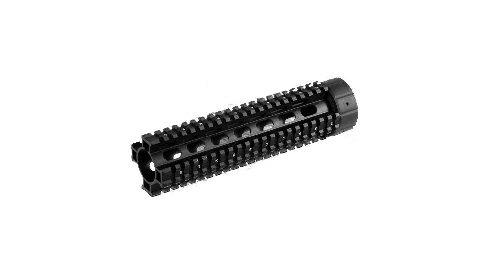 Leapers UTG 1-Piece Metal Free Float Quad Rails for Model 4/15/16 Mid Length Rifles MNT-HG416MF