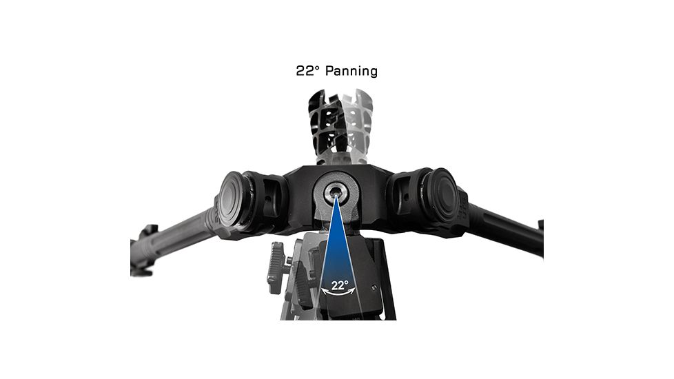 Leapers Over Bore Bipod 7 in-11 in Center Height, Picatinny, Black TL-BPOB01