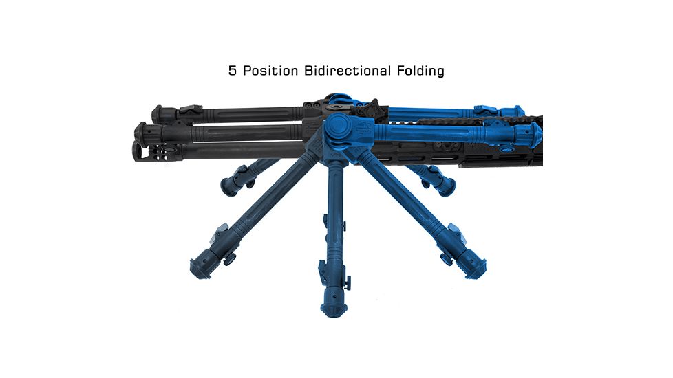 Leapers Over Bore Bipod 7 in-11 in Center Height, Picatinny, Black TL-BPOB01