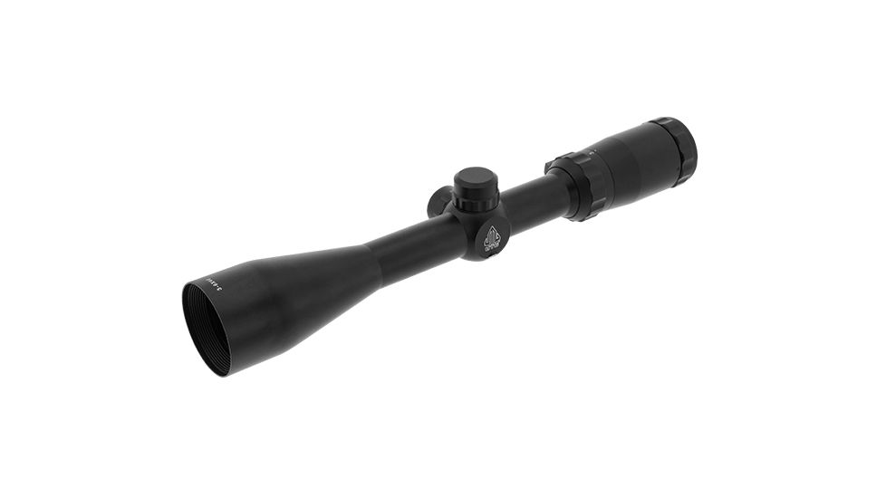 Leapers True Hunter Classic Rifle Scope, 3-9x40mm, 1inch Tube, Second Focal Plane, Wire Mil-dot Reticle, Matte Black SCP-3940EW