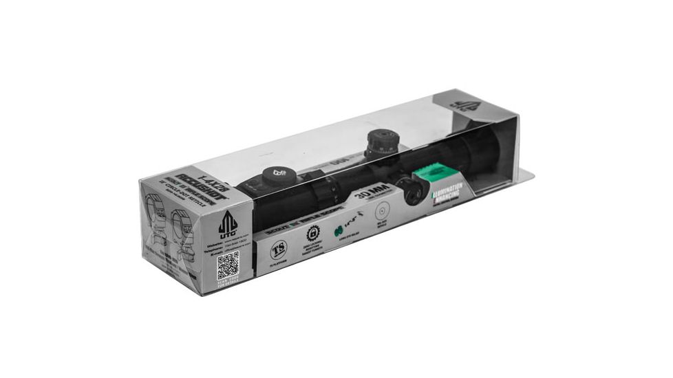 Leapers UTG 1-4X28 30mm Long Eye Relief Scope, 36-color Circle Dot, _x000D_ SCP3-14LIECDQ