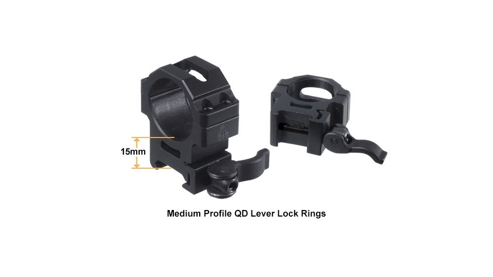 Leapers UTG 3-12x32 BugBuster Rifle Scope, 1in, Side AO, Mil-Dot, QD Rings, Black, SCP-M312AOWQ