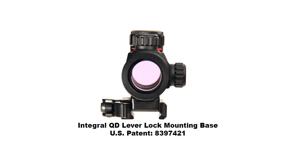 Leapers UTG 2.6in ITA Red/Green Micro Dot Sight with Integral QD Picatinny Mount, SCP-DS3026W