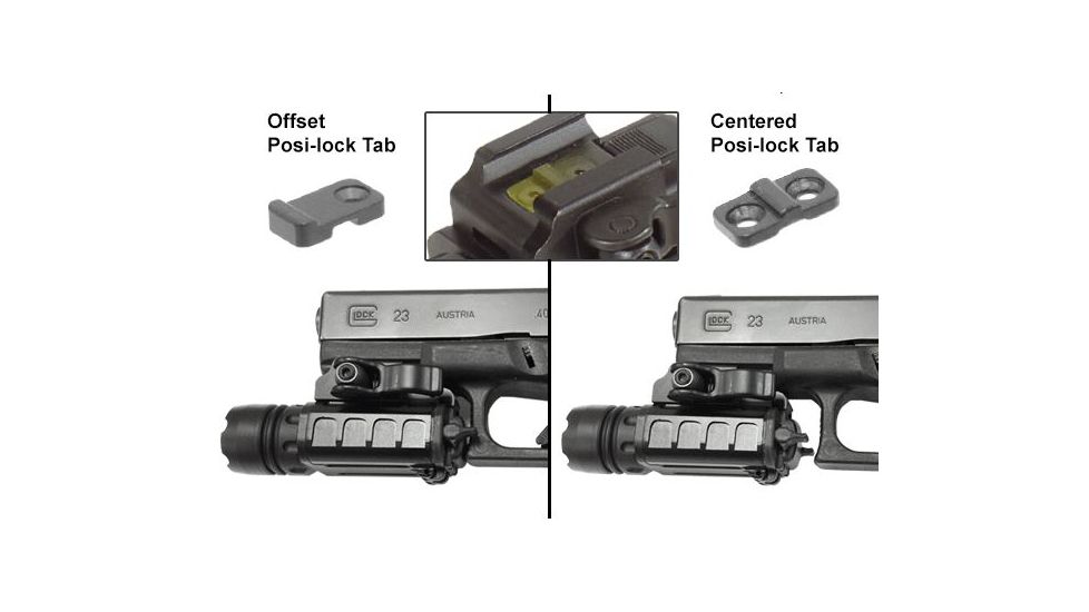 Leapers UTG 400 Lumen Compact LED Weapon Light,Black w/QD Lever Lock LT-ELP223Q-A, EDEMO1
