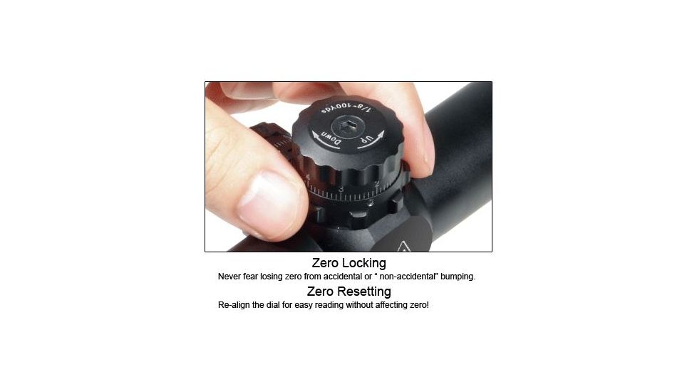Leapers UTG 6-24x50mm 1in Hunter Rifle Scope, AO, 36-color Mil-dot, QD Rings, _x000D_ SCP-U6245AOIEW