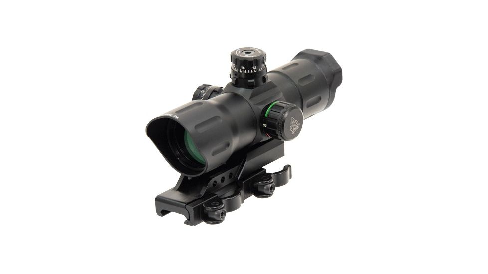 Leapers UTG 6in ITA Red/Green CQB Sight,T-Dot Reticle w/Offset QD Mount, _x000D_ SCP-TDTDQ