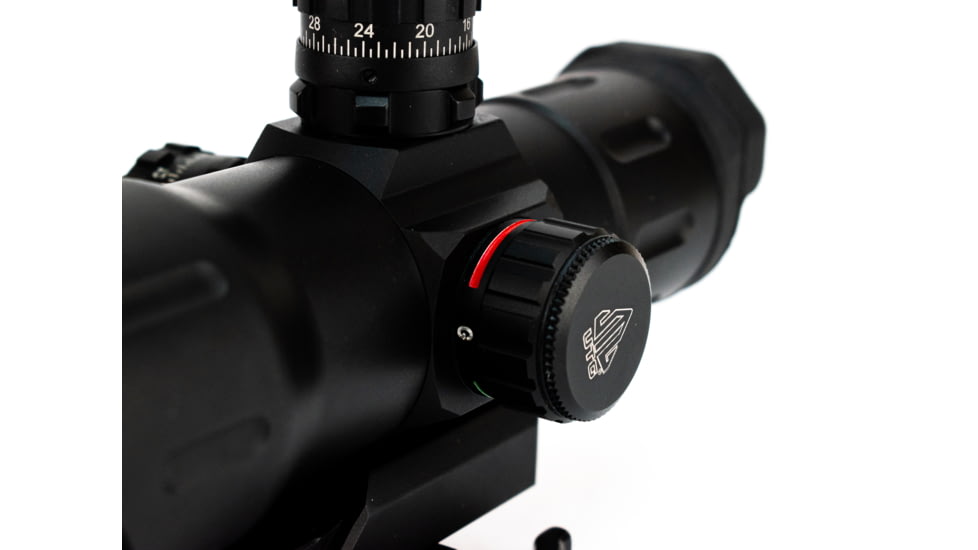 Leapers UTG 6in ITA Red/Green CQB T-dot Sight with Offset QD Mount, Black, SCP-TDTDQ