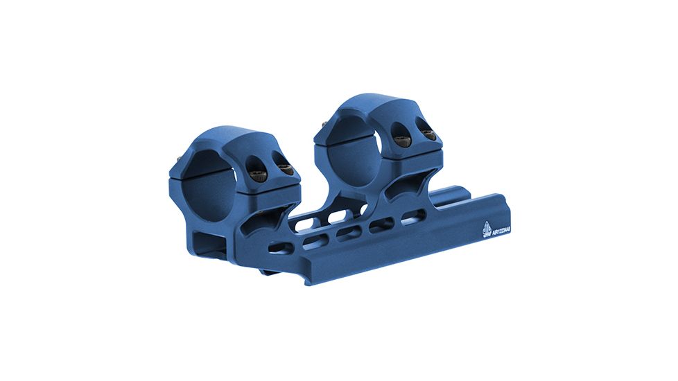 Leapers UTG Accu-Sync 1in High Profile 34mm Offset Pic. Rings, Blue Anodize AIR12234AB