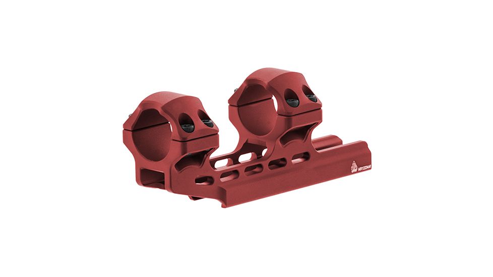 Leapers UTG Accu-Sync 1in High Profile 34mm Offset Pic. Rings, Red Anodize AIR12234AR