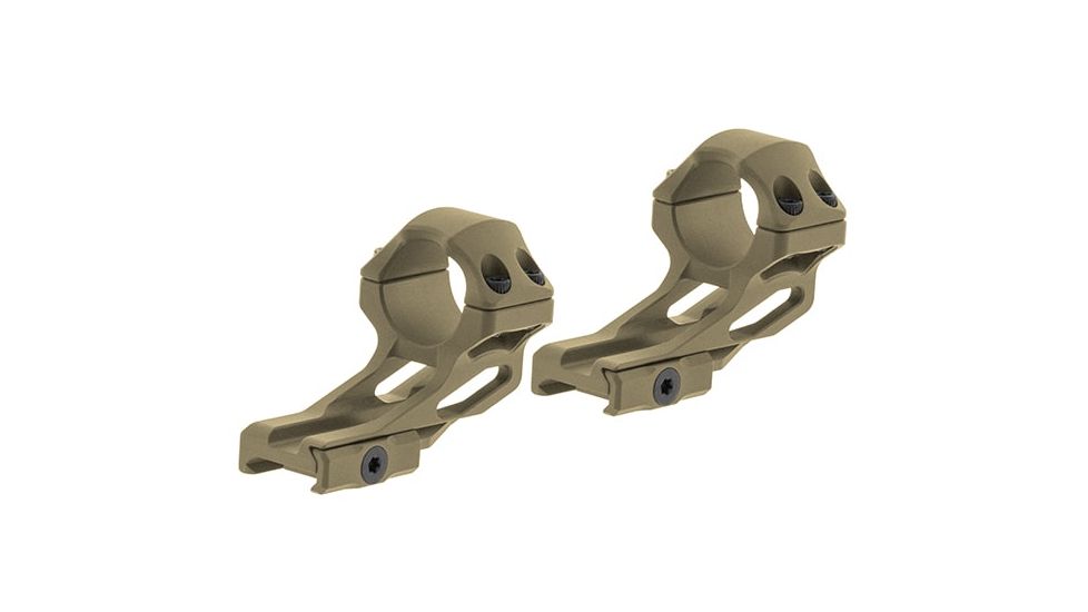 Leapers UTG ACCU-SYNC 1in High Profile 37mm Offset Picatinny Rings, FDE, _x000D_ AIR122SD