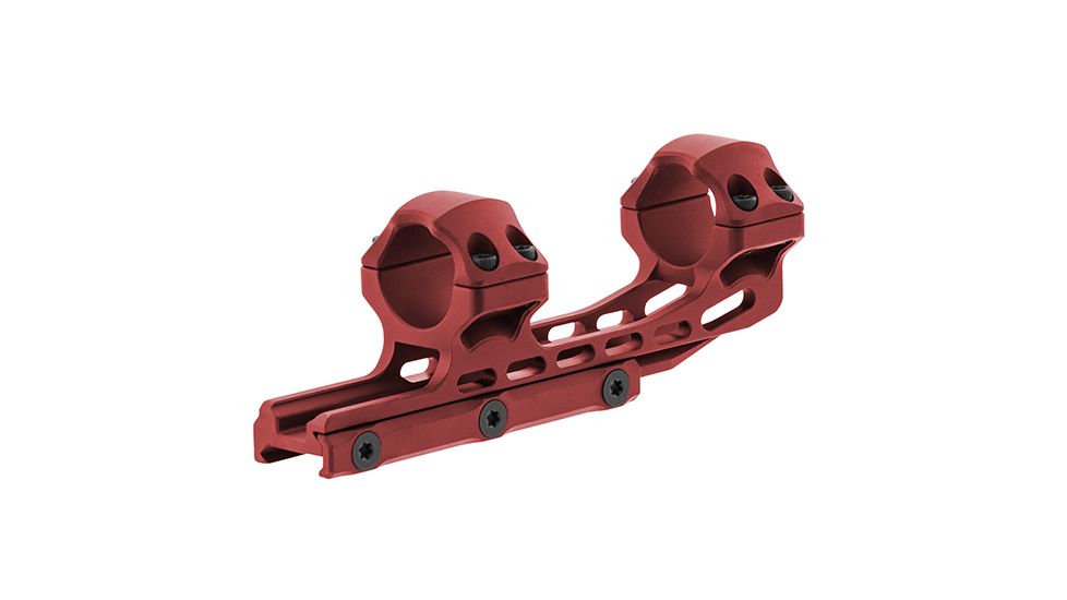 Leapers UTG Accu-Sync 1in High Profile 50mm Offset Pic. Rings, Red Anodize AIR12250AR