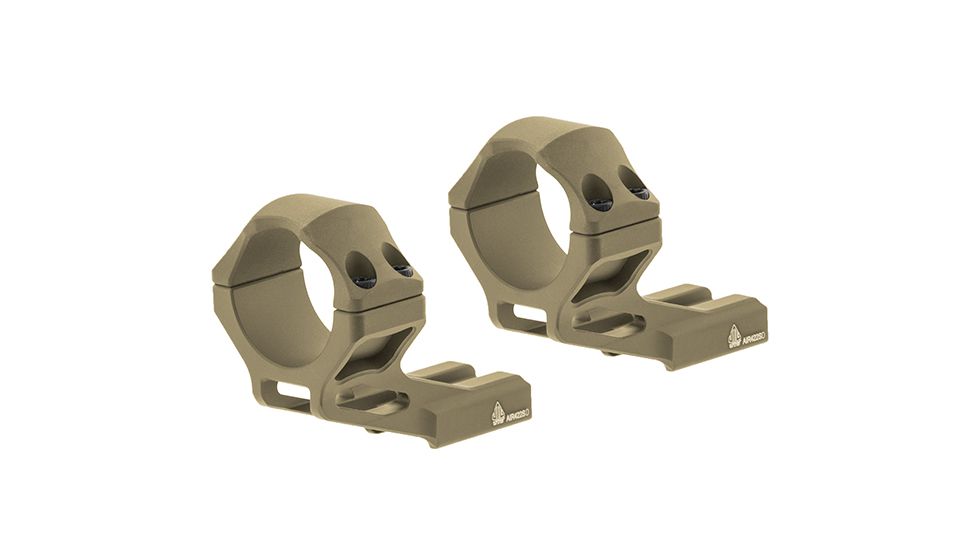Leapers UTG ACCU-SYNC 34mm High Profile 37mm Offset Pic. Rings, FDE, AIR422SD