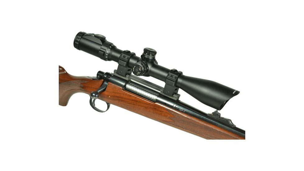 Leapers UTG AccuShot 30mm Tube 4-16x44 IE Rifle Scope w/AO Mildot, EZ-TAP &amp; Rings SCP3-U416AOIEW