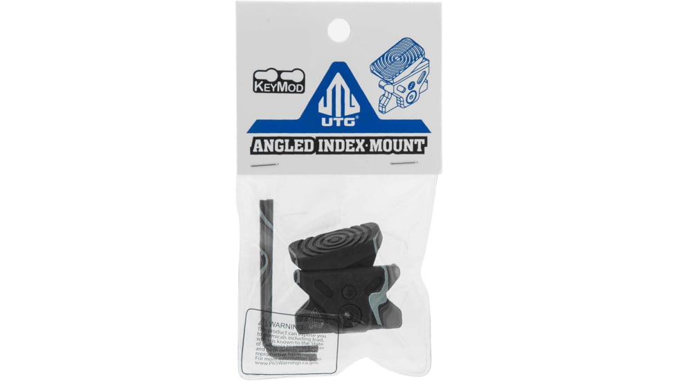 Leapers UTG Angled Index Mount, Keymod, Matte Black, TL-TRK01