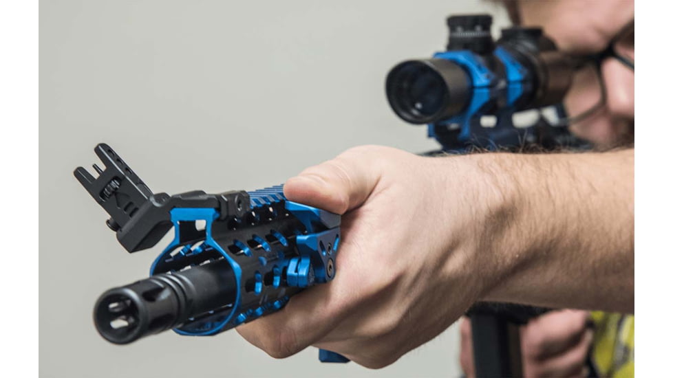 Leapers UTG Angled Index Mount, Keymod, Matte Blue, TL-TRK01B