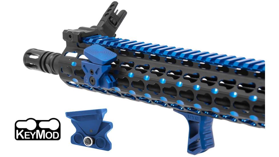 Leapers UTG Angled Index Mount, Keymod, Matte Blue, TL-TRK01B
