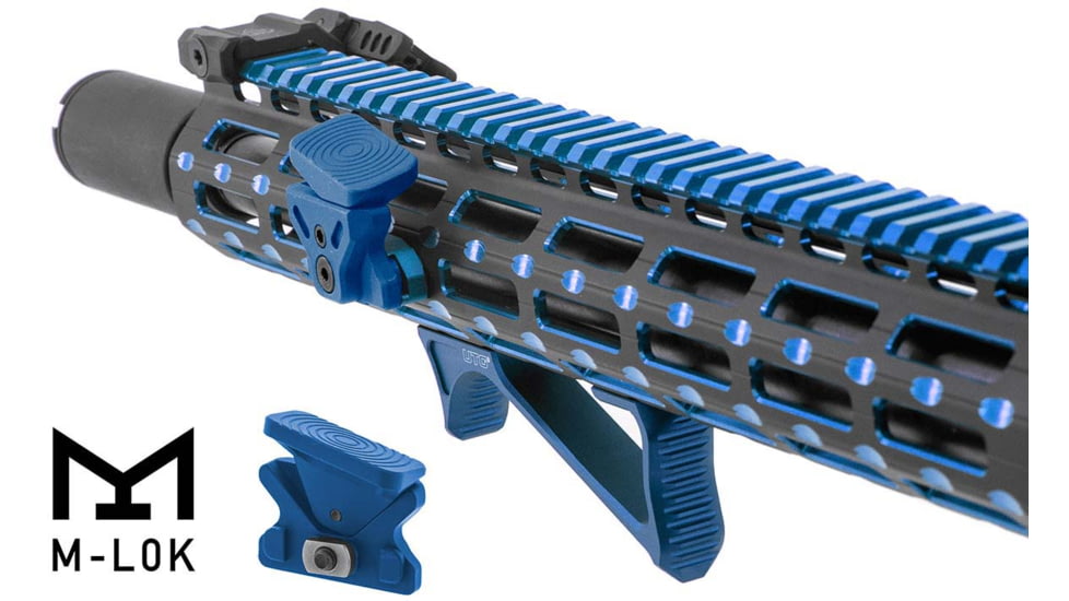 Leapers UTG Angled Index Mount, M-LOK, Matte Blue, TL-TRM01B