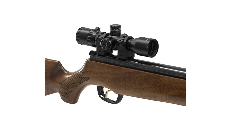 Leapers UTG BugBuster Rifle Scope, 3-12x32mm, 1 inch Tube, Side AO, Mil-dot Reticle, Dovetail Rings, Black SCP-M312AOD