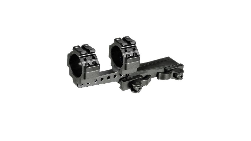 Leapers UTG Integral 30mm Offset QD Mount, 2 Top Slots, 100mm Rifle Scope Base, Black, M3S40070R2