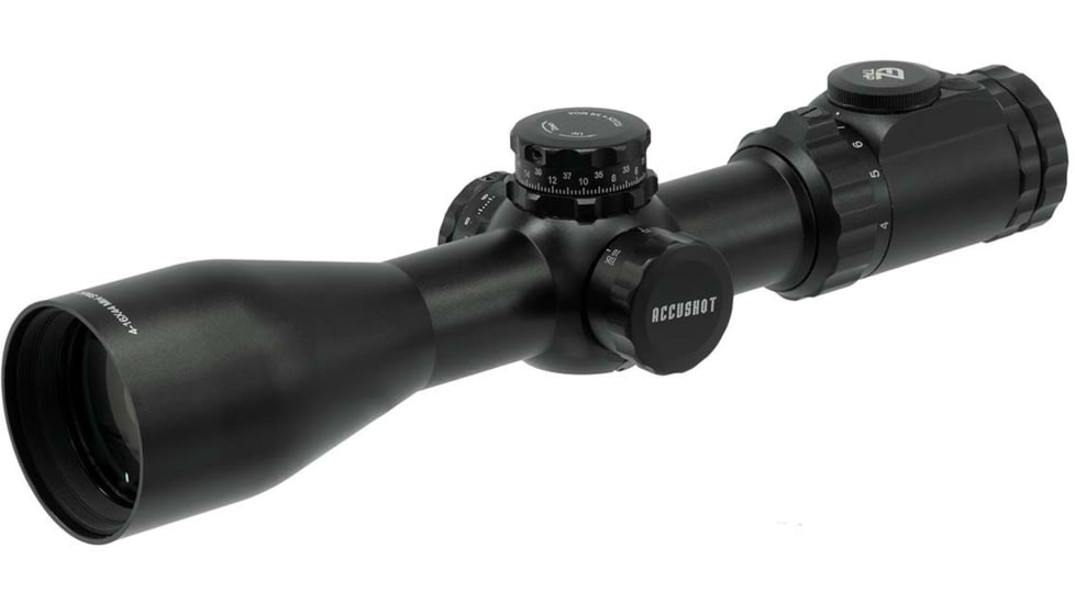 Leapers UTG OP3 Compact Scope, 4-16X44mm, 30mm Tube, AO, IE, Glass UMOA Reticle, Black, OP3-GM4164UMOA