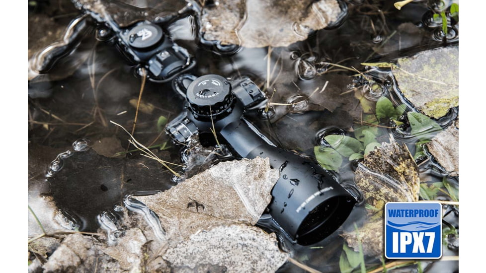 Leapers UTG OP3 Compact Scope, 4-16X44mm, 30mm Tube, AO, IE, Glass UMOA Reticle, Black, OP3-GM4164UMOA
