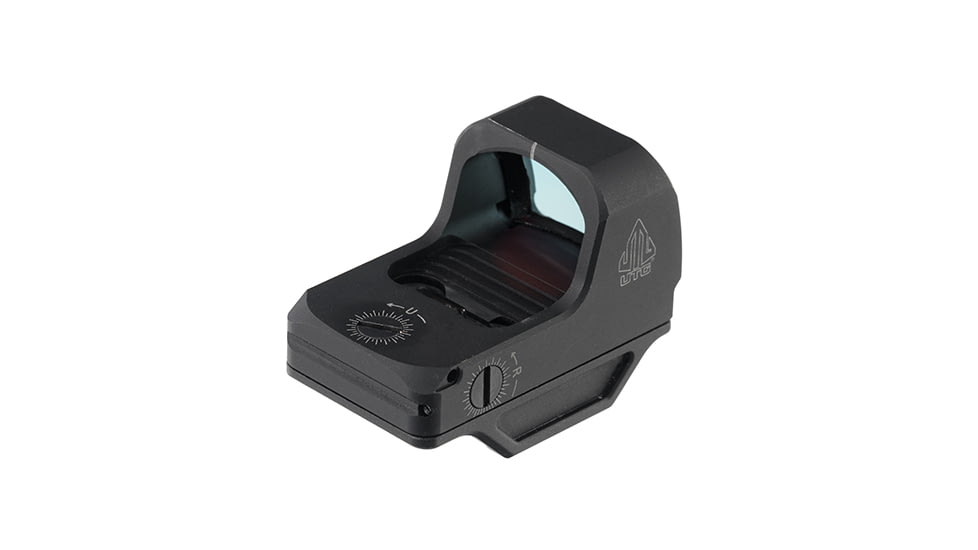 Leapers UTG OP3 Micro Red Dot Sights - Reflex, Red 4 MOA Single Dot, Adaptive Base, Black, OP-RDM20R