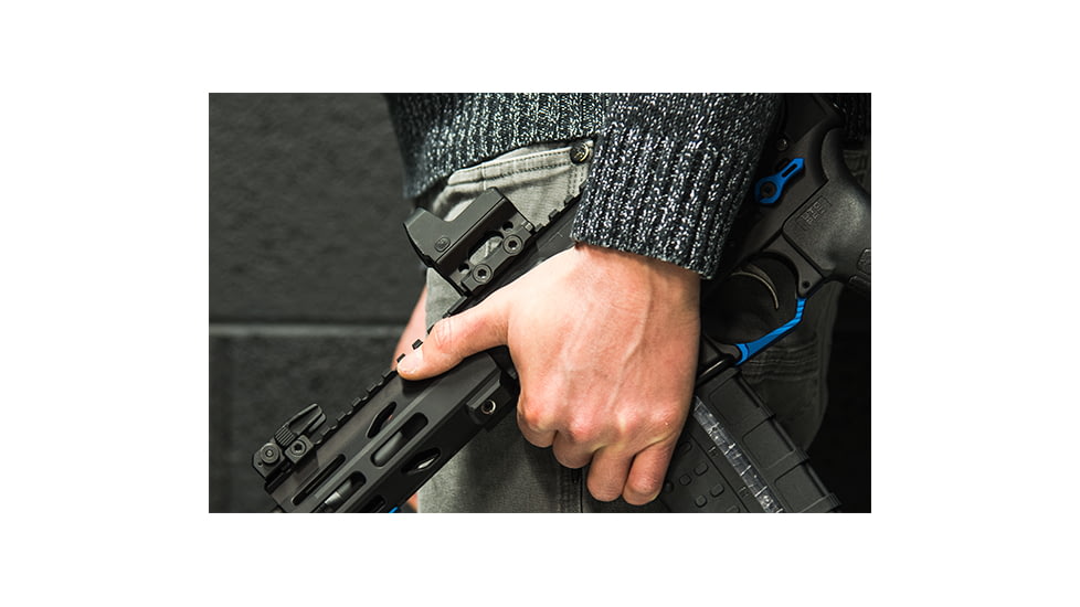 Leapers UTG OP3 Micro Red Dot Sights - Reflex, Red 4 MOA Single Dot, Adaptive Base, Black, OP-RDM20R