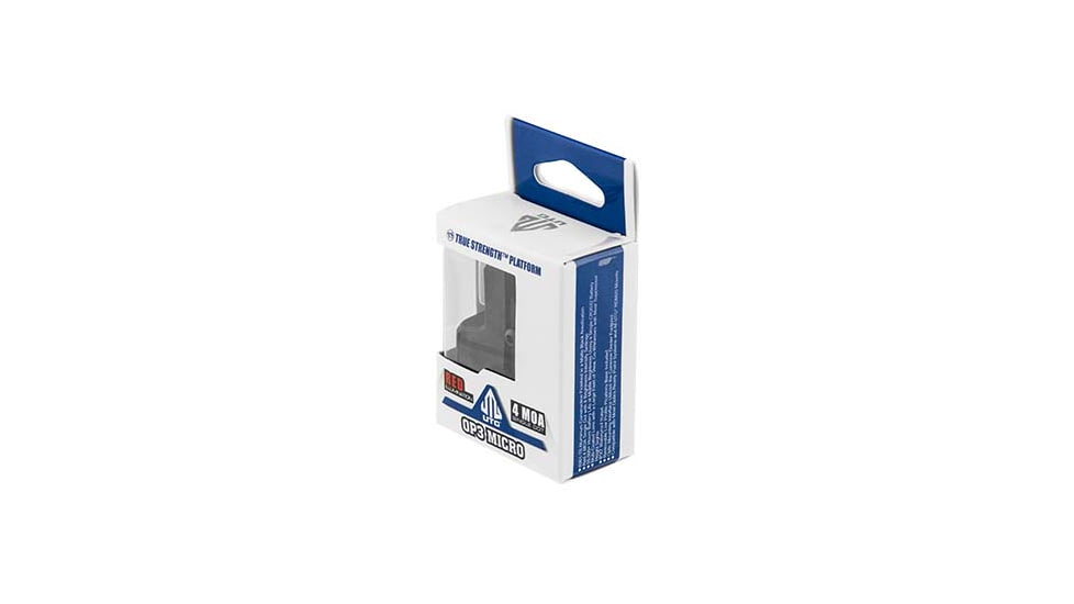 Leapers UTG OP3 Micro Red Dot Sights - Reflex, Red 4 MOA Single Dot, Adaptive Base, Black, OP-RDM20R