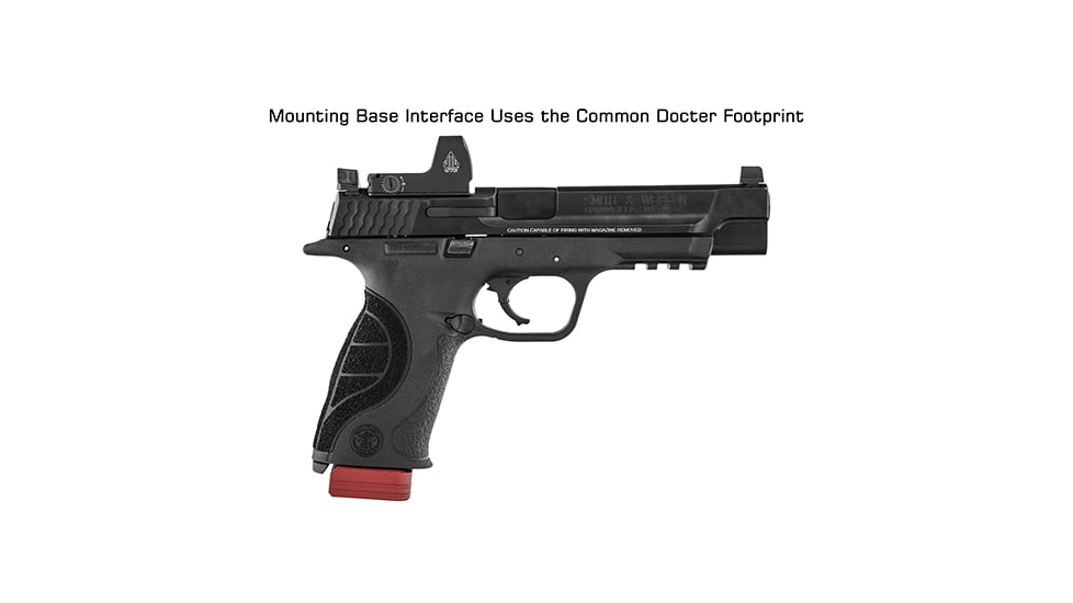 Leapers UTG OP3 Micro Red Dot Sights - Reflex, Red 4 MOA Single Dot, Adaptive Base, Black, OP-RDM20R