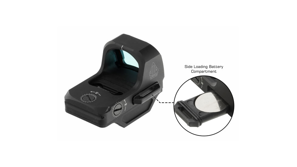 Leapers UTG OP3 Micro SLS, Red 4.0 MOA Dot Reticle, Sensor, Black, OP-RDM20CTS
