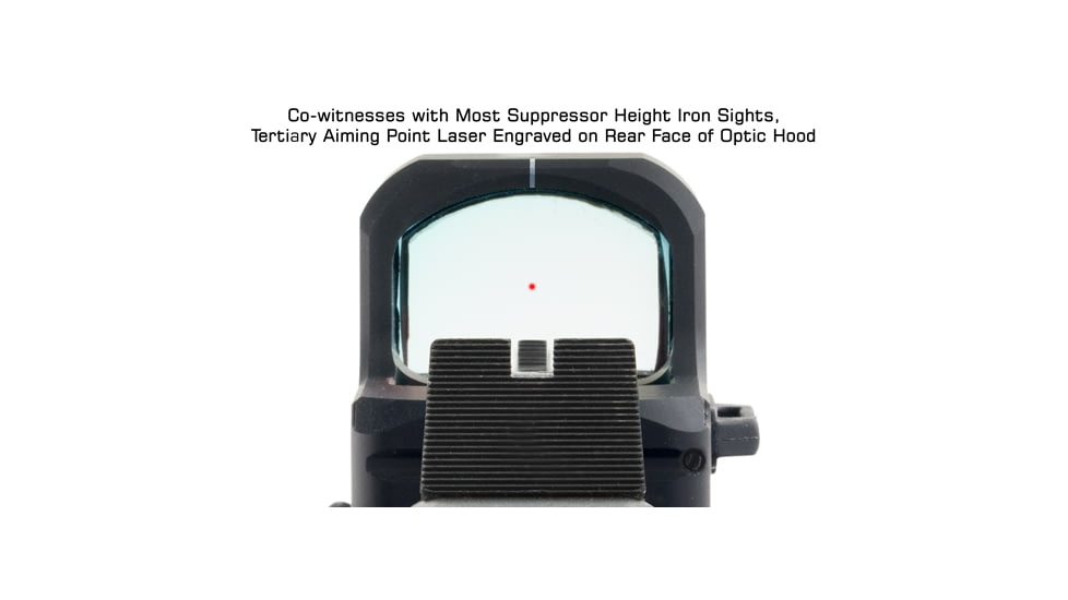 Leapers UTG OP3 Micro SLS, Red 4.0 MOA Dot Reticle, Sensor, Black, OP-RDM20CTS