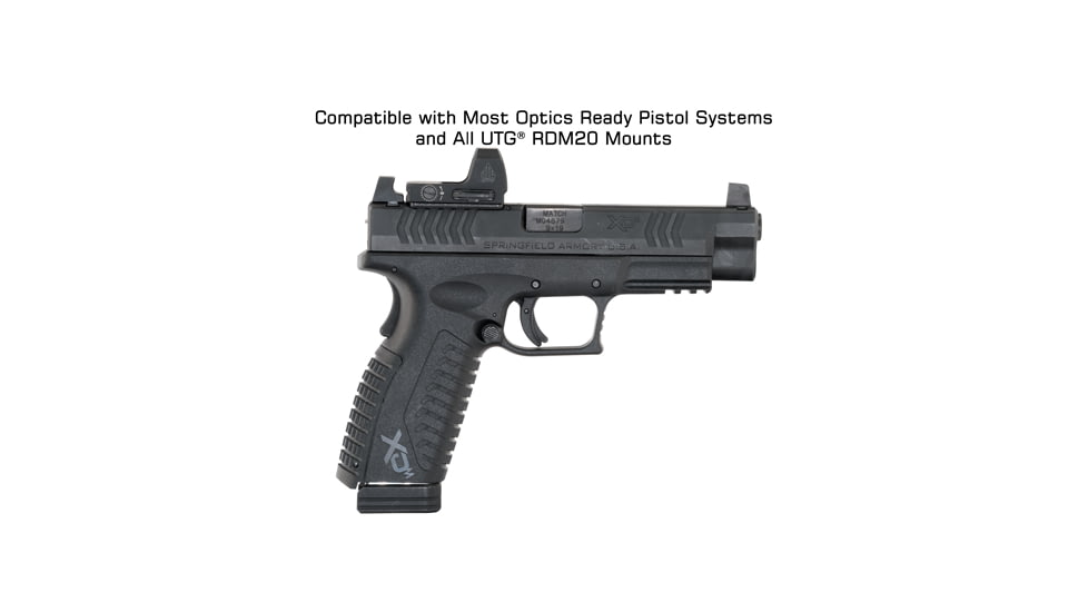 Leapers UTG OP3 Micro SLS, Red 4.0 MOA Dot Reticle, Sensor, Black, OP-RDM20CTS