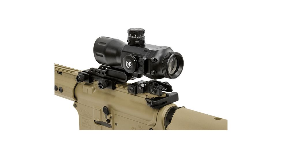 Leapers UTG Prismatic 4X32 T4 Scope, 36-Color, Etched Glass Mil-Dot Reticle, SCP-T4IEMDQ