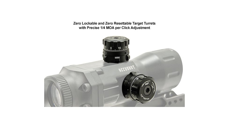 Leapers UTG Prismatic 4X32 T4 Scope, 36-Color, Etched Glass Mil-Dot Reticle, SCP-T4IEMDQ