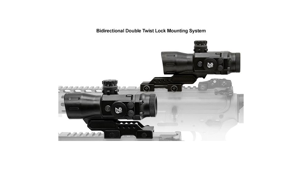 Leapers UTG Prismatic 4X32 T4 Scope, 36-Color, Etched Glass Mil-Dot Reticle, SCP-T4IEMDQ
