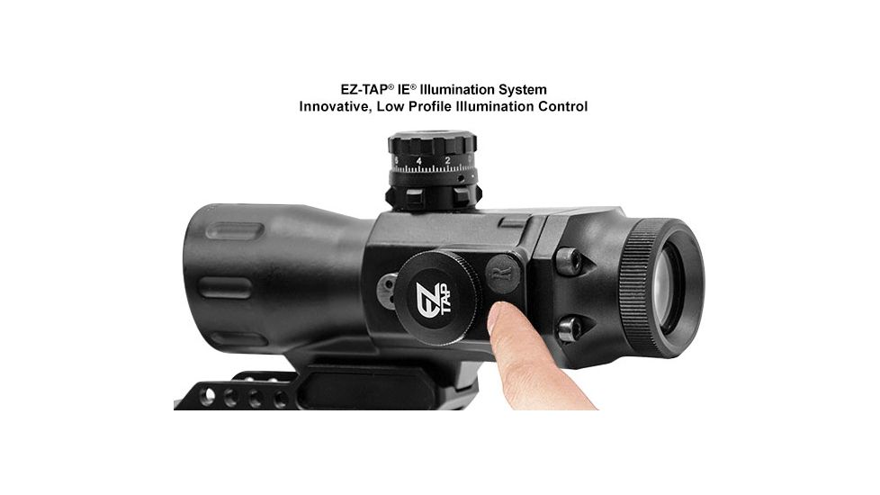 Leapers UTG Prismatic 4X32 T4 Scope, 36-Color, Etched Glass Mil-Dot Reticle, SCP-T4IEMDQ