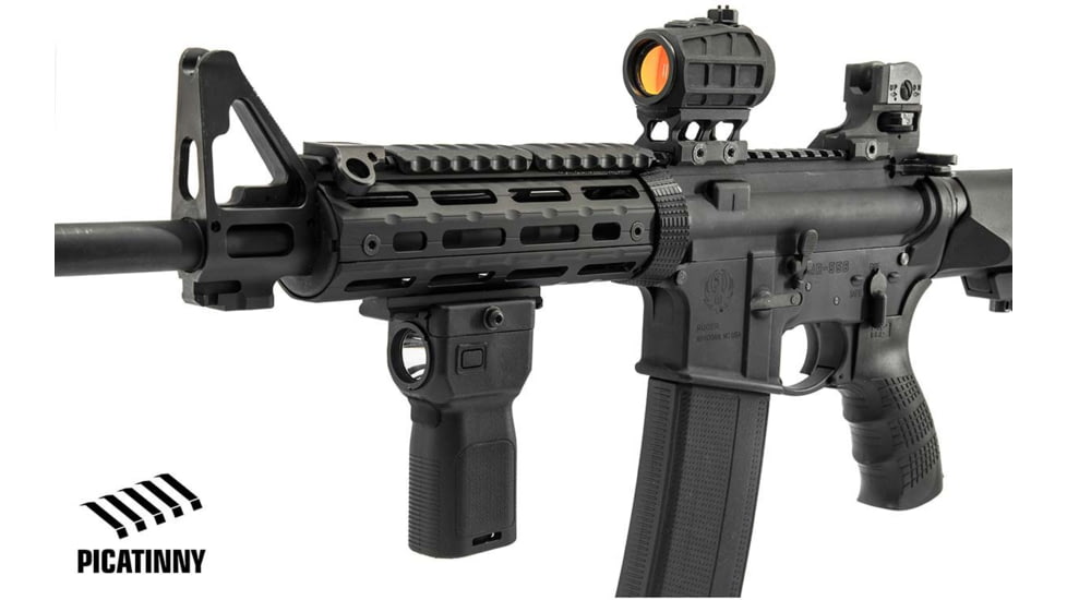 Leapers UTG Pro Polymer Grip Weapon Lights, 400 Lumen, Black, MT-EL223GX