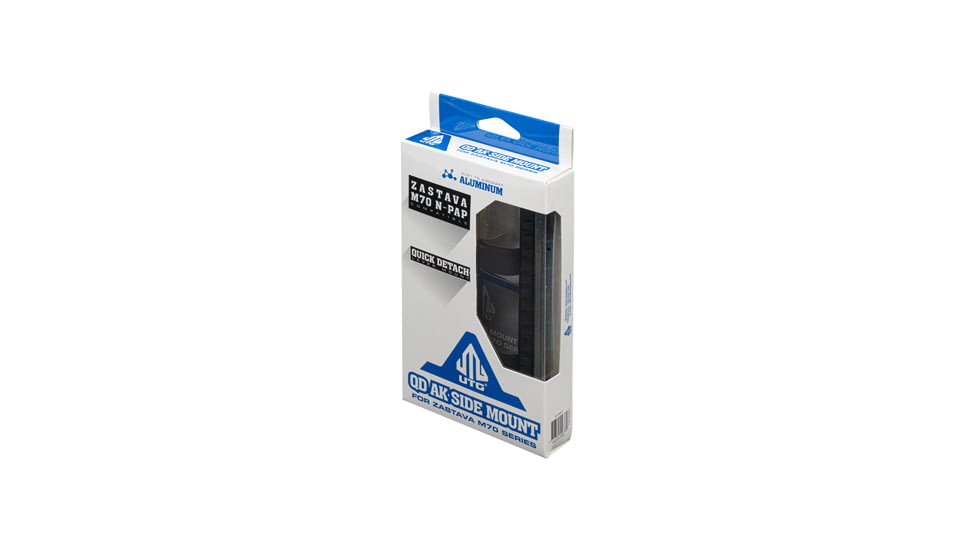Leapers UTG QD AK Side Mount, M70 N-PAP, Black, Medium, MT-ZAK01