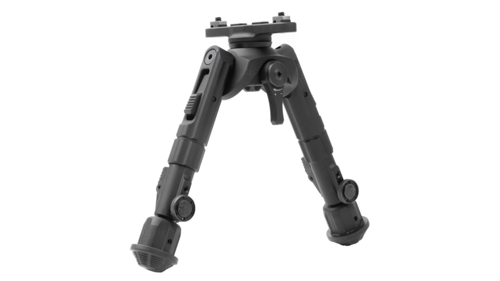 Leapers UTG Recon 360 TL Bipod, 5.5in-7.0in Center Height, M-LOK, Black, TL-BPM02-B