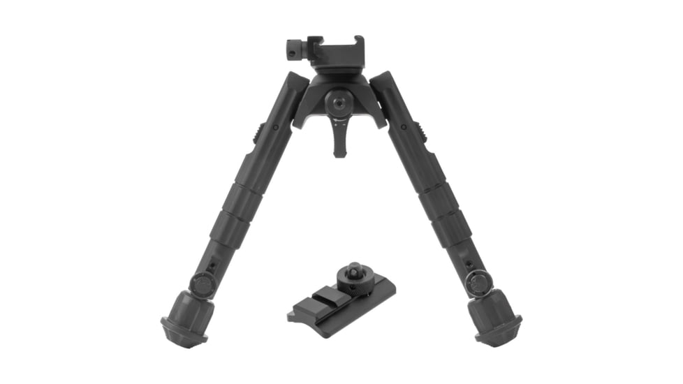 Leapers UTG Recon 360 TL Bipod, 7in-9in Center Height, Picatinny, Black, TL-BP01-B