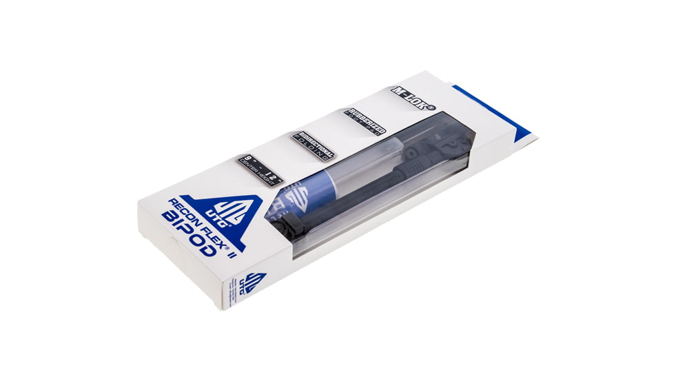 Leapers UTG Recon Flex II M-LOK Bipod, Center Height 9 in-12 in, Black, TL-BPDM04