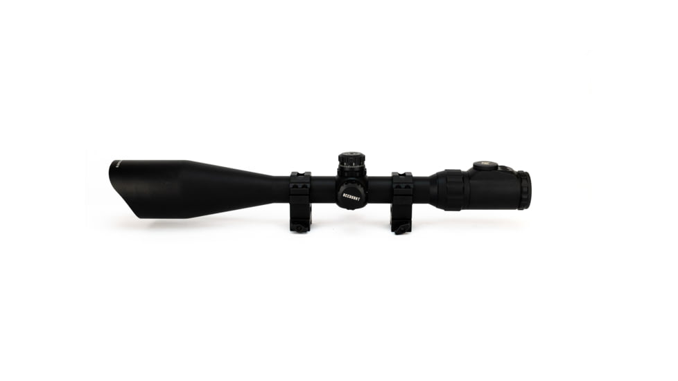 Leapers UTG Rifle Scope, 6-24x56mm, 30mm Tube, AO, 36-color Glass Mil-dot Reticle, Black, SCP3-UG6245AOIEW
