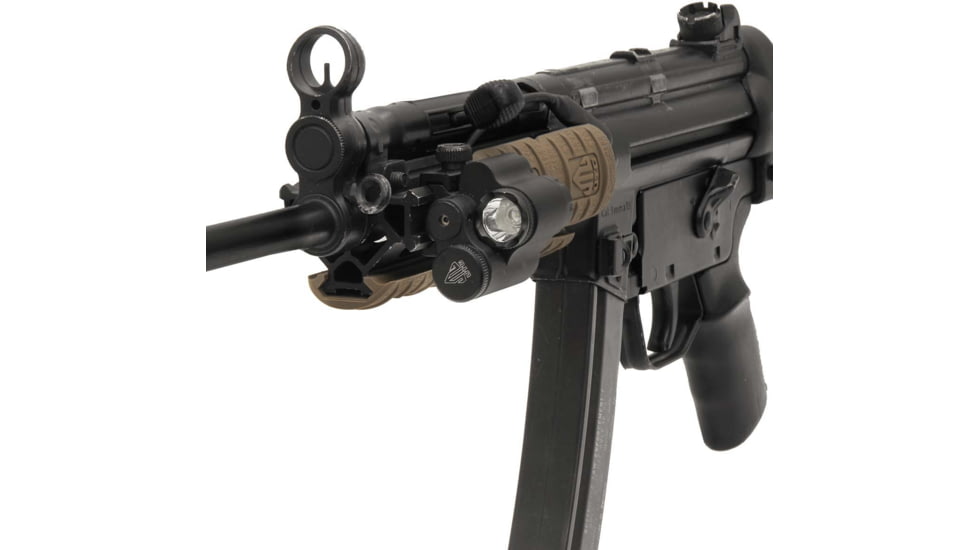 Leapers UTG Sub-compact LED Light and Aiming Adjustable Red Laser, Black, LT-ELP28R